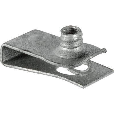 22074-GM Extruded U-Nut, M4.2-1.41 (#8), Panel Range 65mm-3.80mm (0.25&quot;-.150&quot;)25pk