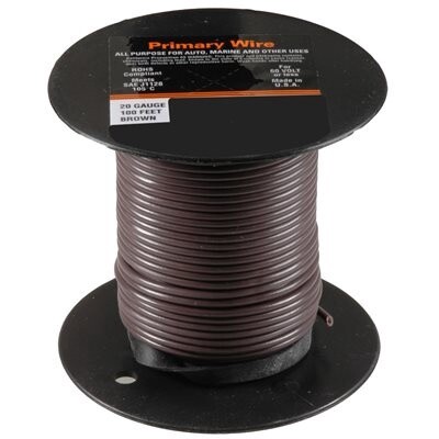 PRIMARY WIRE 20 GAUGE BROWN