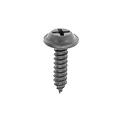 12593-PHILLIPS FLAT WASHER HD T.S.#10 X 3/4 BLACK 50pk