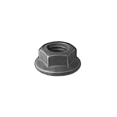 19205-HEX FLANGE NUT M6-1.0 BLACK PHOS CLASS 9 100pk