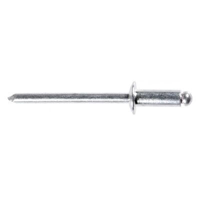 9572PK- ALUMINUM RIVET 5/32 DIA.3/16-1/4 GRIP 100pk