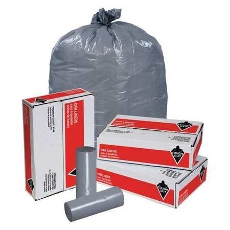 TOUGH GUY Trash Bags, 55 gal., 0.90 mil, PK100