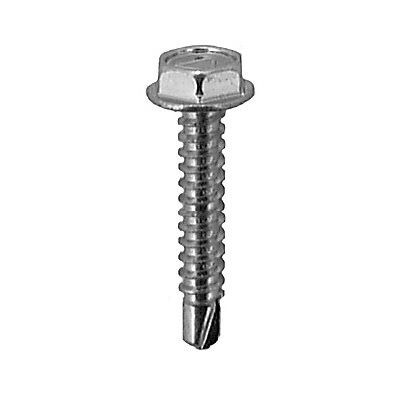 9616-10-16 X 1 HEX WA.HD. #2 TEKS SC. ZINC 100pk