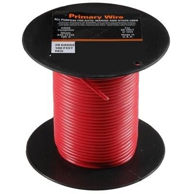 21339-PRIMARY WIRE 20 GAUGE RED