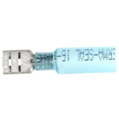 13670-KRIMP AND SEAL TERMINAL .250 STUD 16-14 GAUGE 10pk