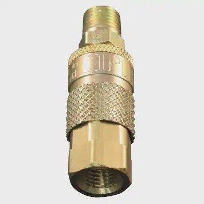 MIL 782-Milton Industries 1/4&quot; F. Coupler &amp; M. Plug T-Style