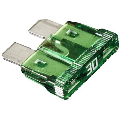 1715pk-ATC FUSE 30 AMP LIGHT GREEN 5pk