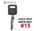 TK-GM-595525  GM Single Sided Vats Key Strattec 595525 #15