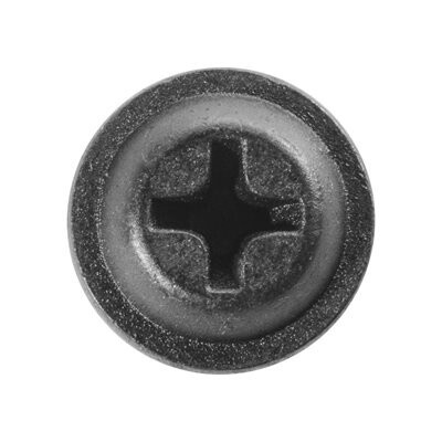 12215- PHIL.FLAT WASHER HD T.S. 8 X 3/4 BLACK 100pk