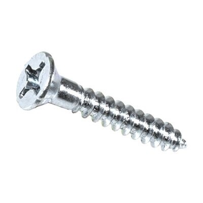 9565-8 X 1 PHIL FLAT HD WOOD SCREW ZINC 100pk