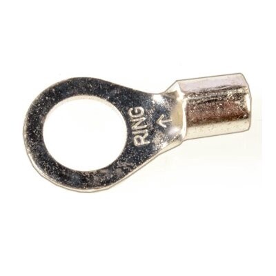 15160-8 GA.3/8 STUD RING TERMINAL NON-INSUL. 25pk