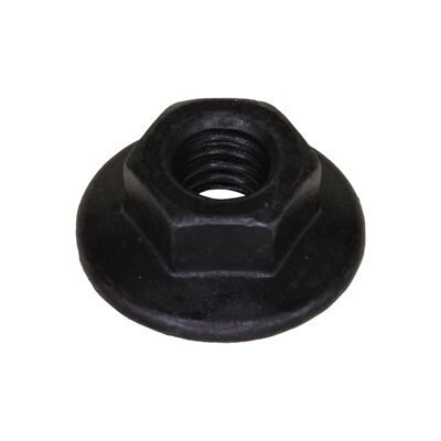 14855-SPIN LOCK NUT W/ SERR. M6-1.0 THREAD 17MM O.D. 100pk