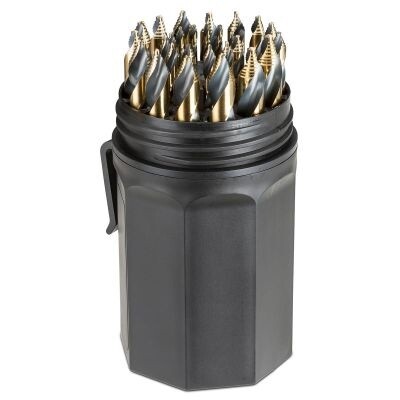 Viking 22903 1/16-1/2&quot; Black and Gold Oxide HSS Drill Bit Set 29-Piece