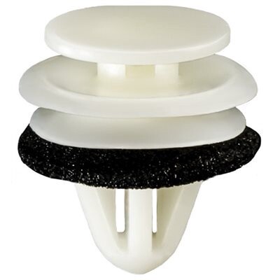 21638-HONDA TRIM PANEL RETAINER WITH SEALER- WHITE NYLON 15PK