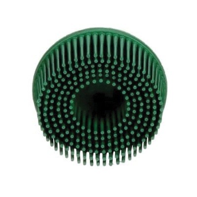 3M.7524- Scotch-Brite™ 051131-07524 Bristle Disc, 2 in Dia, 0.62 in Arbor, 50 Grit, Ceramic Abrasive, Type TR Attachment