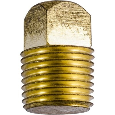 293- BRASS SQUARE HEAD PLUG 3/8 PIPE THREAD