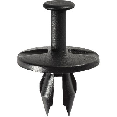 14010-GM FASCIA PUSH-TYPE RETAINER 1 HD DIA. 23/32 LENGTH 25pk