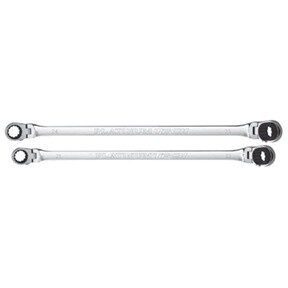 Platinum 2 Pc. X-Long Ratcheting Wrench Set 4 Metric Sizes