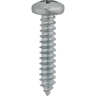 3082- #10 X 1 PHILLIPS PAN HEAD TAP SCREW ZINC