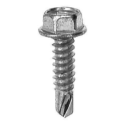 11914- #14 X 1 IND HEX WA HD #3 SUPER TEKS - ZINC 25pk