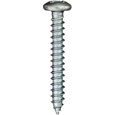3076- #6 X 1 PHILLIPS PAN HEAD TAP SCREW ZINC