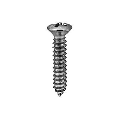 2713- #8 X 1 PHILLIPS OVAL HEAD TAP SCREW CHROME