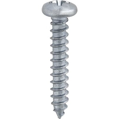 3079- #8 X 1 PHILLIPS PAN HEAD TAP SCREW ZINC
