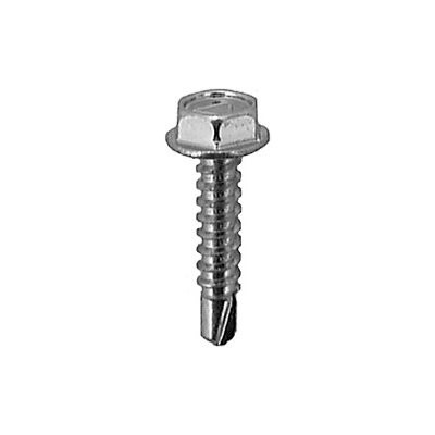 9612- #8 X 3/4 HEX WASHER HEAD TEKS T.S. ZINC 100pk