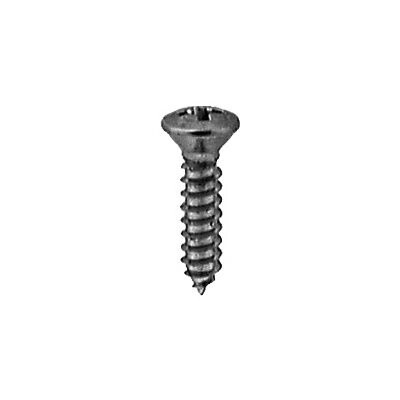 2710- #8 X 3/4 PHILLIPS OVAL HEAD TAP SCREW CHROME