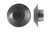 1/4&quot; Hole Size Black Plastic Flush Hole Plugs 100pk