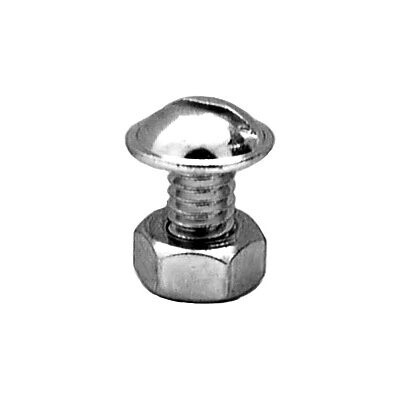 1/4-20 X 1/2 SLOTTED WASHER HD LICENSE PLATE BOLT