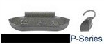 P Type Lead Clip-on Wheel Weight Coated .5oz Box of 50-Box of 50