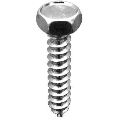 10 X 1 1/2 INDENTED HEX HEAD TAP SCREW ZINC