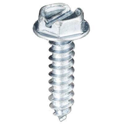 10 X 3/4 SLOTTED HEX WASHER HEAD TAP SCREW ZINC