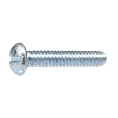 10-24 X 1 1/2 SLOTTED ROUND HD MACHINE SCREW ZINC