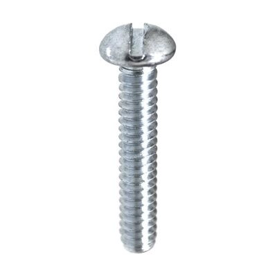 10-32 X 1 1/2 SLOTTED ROUND HD MACHINE SCREW ZINC