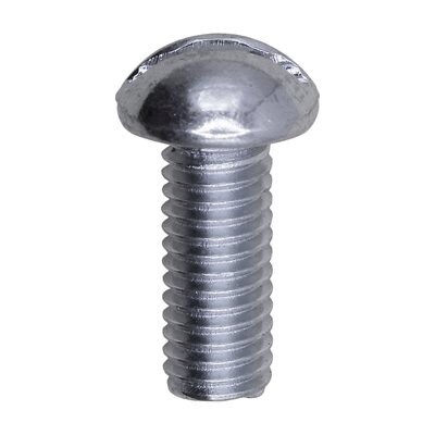 10-32 X 1/2 SLOTTED ROUND HD MACHINE SCREW ZINC