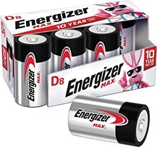 Energizer Max D Batteries, Premium Alkaline D Cell Batteries