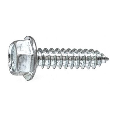 12 X 1 IND. HEX WASHER HEAD TAP SCREW ZINC