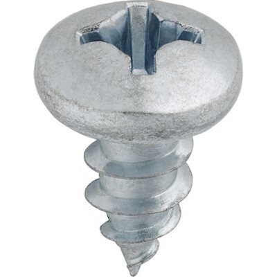 14 X 1/2 PHILLIPS PAN HEAD TAP SCREW ZINC