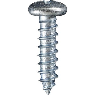 14 X 1 PHILLIPS PAN HEAD TAP SCREW ZINC