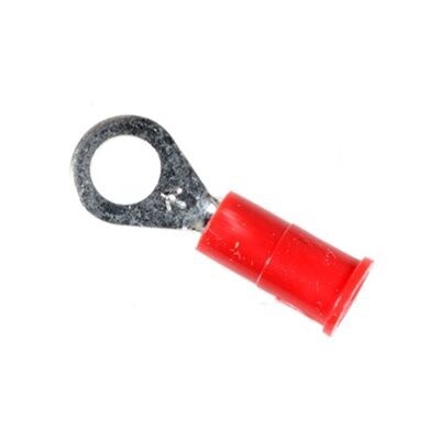 VINYL INSULATED RING TERMINAL - 22-18 GA. #8-#10 STUD SIZE