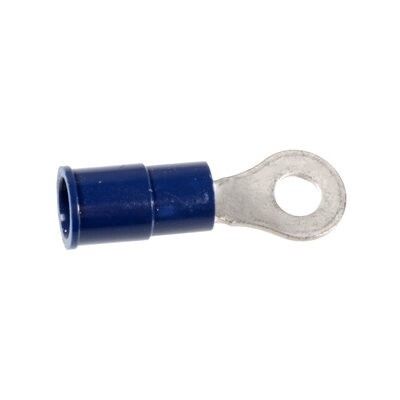 VINYL INSULATED RING TERMINAL - 16-14 GA. #4-#6 STUD SIZE