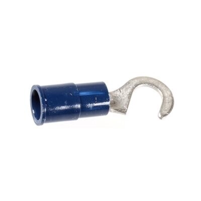 VINYL INSULATED HOOK TERMINAL - 16-14 GA. #8 - #10 STUD SIZE