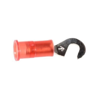 VINYL INSULATED HOOK TERMINAL - 22-18 GA. #4 - #6 STUD SIZE