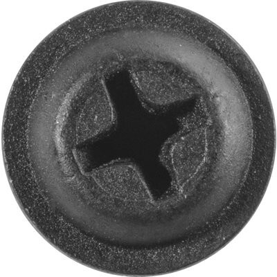 12218- PHIL FLAT WASHER HD T.S. 8 X 1-1/2 BLACK 50pk