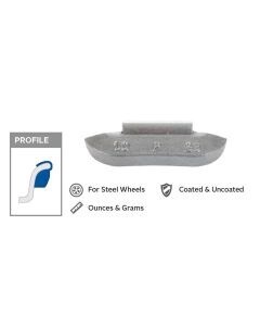 Wegmann Automotive 1.25 oz. Coated Light-Truck Weight (Box of 25)