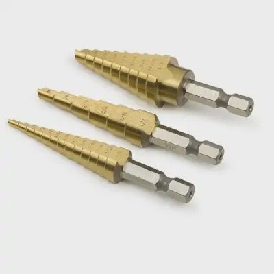 TITAN Steel Step Drill 3 Pc. Set