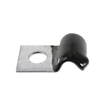 10609-HALF CLAMP 1/4 - GALVANIZED VINYL COATED 25pk
