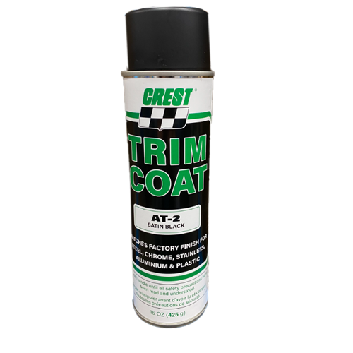 TRIM COAT | SATIN BLACK